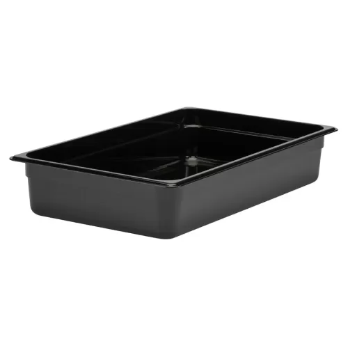 Cambro Gastronorm Container 1/1 Black Polycarbonate 325x100mm - pack size 1