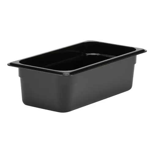 Cambro Gastronorm Container 1/3 Black Polycarbonate 176x100mm - pack size 1