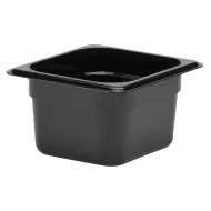 Cambro Gastronorm Container 1/6 Black Polycarbonate 162x100mm - pack size 1