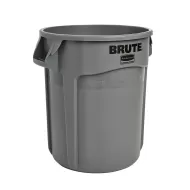 Rubbermaid Brute® Round Containers Grey 37.9ltr - pack size 1