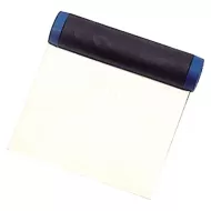Matfer Bourgeat Dough/Pastry Scraper 11 x 10.5cm Stainless Steel Blade Straight Edge - pack size 1