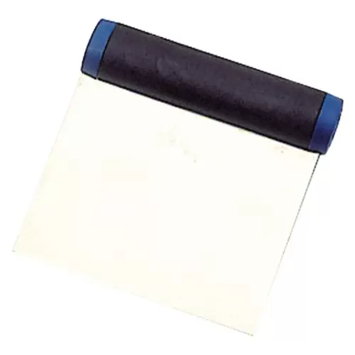 Matfer Bourgeat Dough/Pastry Scraper 11 x 10.5cm Stainless Steel Blade Straight Edge - pack size 1