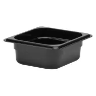 Cambro Gastronorm Container 1/6 Black Polycarbonate 162x65mm - pack size 1
