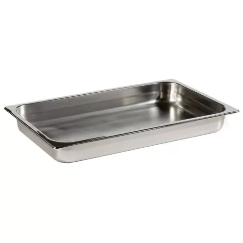 Prepara Stainless Steel 1/1 Gastronorm Pan 65mm - pack size 1