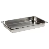 Prepara Stainless Steel 1/1 Gastronorm Pan 100mm - pack size 1