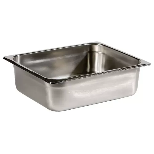Prepara Stainless Steel 1/2 Gastronorm Pan 100mm - pack size 1