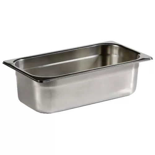 Prepara Stainless Steel 1/3 Gastronorm Pan 100mm - pack size 1