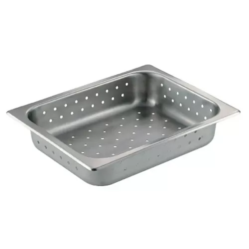 Prepara Stainless Steel Perforated 1/2 Gastronorm Pan 65mm - pack size 1