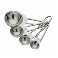 KitchenCraft Stainless Steel 4 Piece Measuring Spoon Set - pack size 1