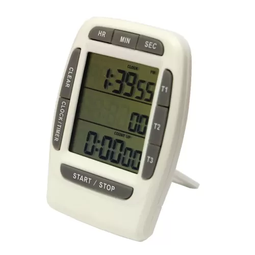 Hanna Digital Triple Timer & Clock 86x66x22mm - pack size 1