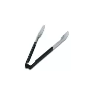 Prepara Tongs Springless Design Stainless Steel 24cm Black Handle - pack size 1