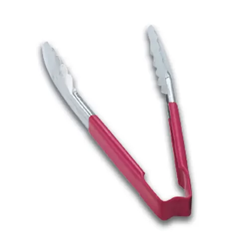 Prepara Tongs Springless Design Stainless Steel 30cm Red Handle - pack size 1