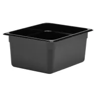 Cambro Gastronorm Container 1/2 Black Polycarbonate 265x150mm - pack size 1