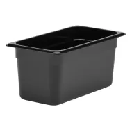 Cambro Gastronorm Container 1/3 Black Polycarbonate 176x150mm - pack size 1