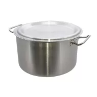 Prepara Stainless Steel Casserole And Lid 14ltr 30x20cm - pack size 1