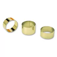 Matfer Bourgeat Round Cake Mould Stainless Steel 6x3cm - pack size 4