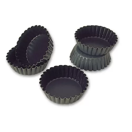 Matfer Bourgeat Fluted Cake Mould 10 x 3cm Non-Stick - pack size 1