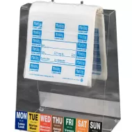 DayMark Portion Bag Monday Blue 165x178mm - pack size 1