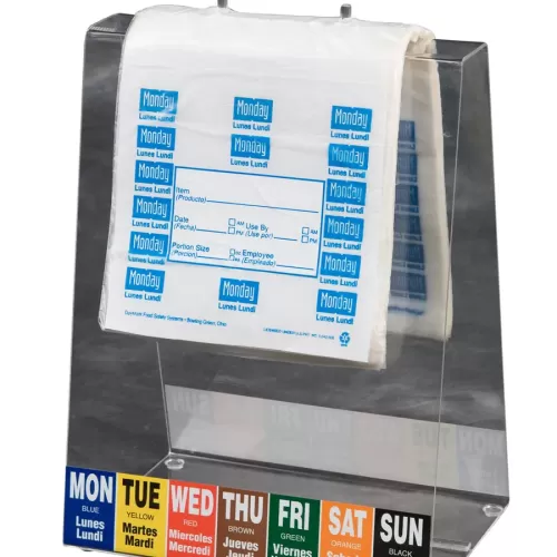 DayMark Portion Bag Monday Blue 165x178mm - pack size 1