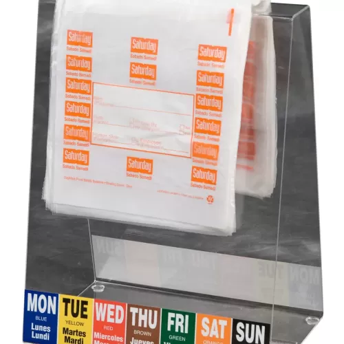 DayMark Portion Bag Saturday Orange 165x178mm - pack size 1