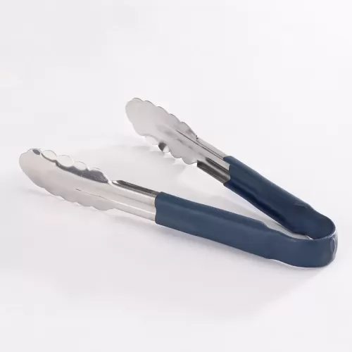 Prepara Tongs Stainless Steel 24cm Blue Non Slip Handle - pack size 1