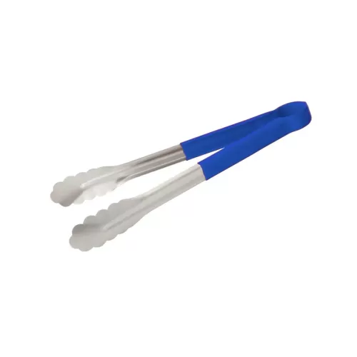 Prepara Tongs Stainless Steel 40cm Blue Non Slip Handle - pack size 1