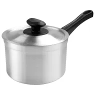 Saucepan Medium Duty Aluminium 3ltr 18cm With Lid - pack size 1