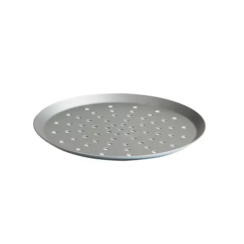 Thin Crust Pizza Pan 10in Perforated Aluminium - pack size 1
