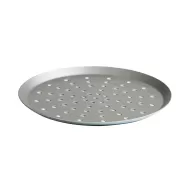 Thin Crust Pizza Pan 12in Perforated Aluminium - pack size 1