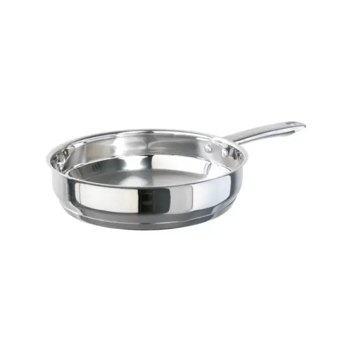 Prepara Frying Pan Light Duty Stainless Steel 24cm dia - pack size 1