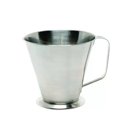 Genware Graduated Jug 1ltr Stainless Steel - pack size 1