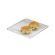 KitchenCraft Chrome Plated Square Cake Cooling Tray 25cm - pack size 1