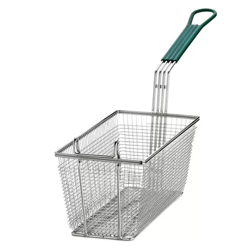 Fry Basket Green Vinyl Handle - pack size 1