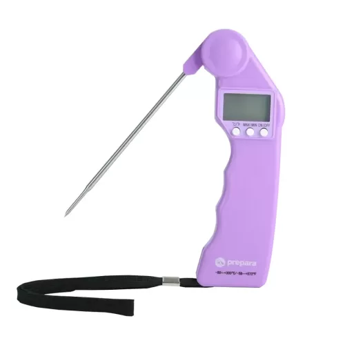 Prepara Purple Electronic Hand Held Thermometer - pack size 1