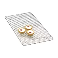 KitchenCraft Chrome Plated Oblong Cake Cooling Tray 45x26cm - pack size 1