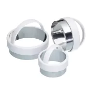KitchenCraft Set of Three Plain Pastry Cutters - pack size 1