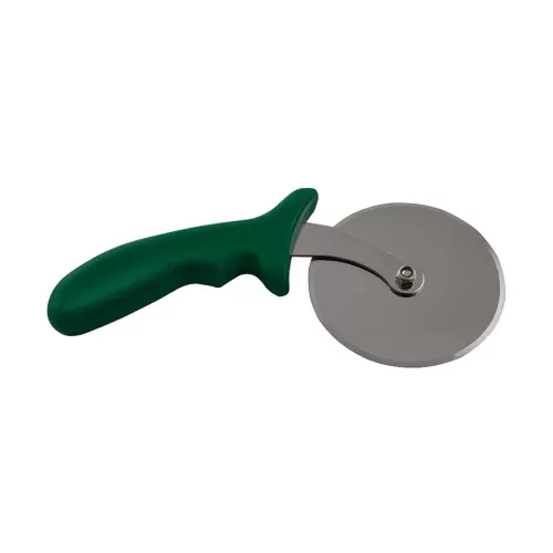 Pizza Cutter Green Handle Stainless Steel Blade 5in - pack size 1
