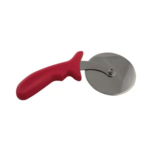 Pizza Cutter Red Handle Stainless Steel Blade 5in - pack size 1
