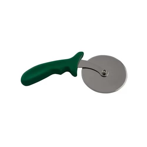 Pizza Cutter Green Handle Stainless Steel Blade 4in - pack size 1