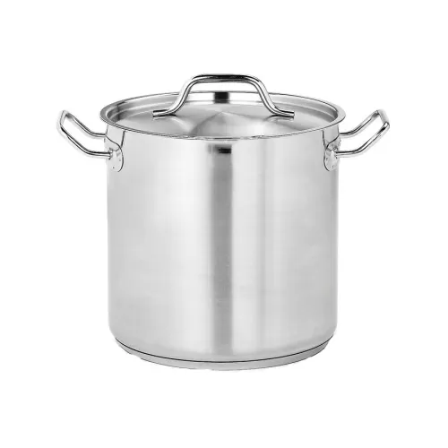 Prepara Heavy Duty Tall Stock/Stew Pan 24cm Stainless Steel With Side Handles - pack size 1