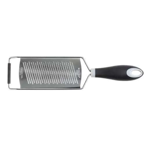 Mercergrates™ Grater Fine-Zester Wide Stainless Steel With Santoprene® Handle - pack size 1