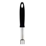 KitchenCraft Stainless Steel Black Handled Apple Corer 20.6cm - pack size 1