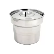 Vollrath Bain Marie Pot With Notched Lid Stainless Steel 4.5ltr - pack size 1