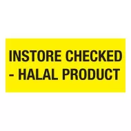 Halal Check Case Labels - pack size 1