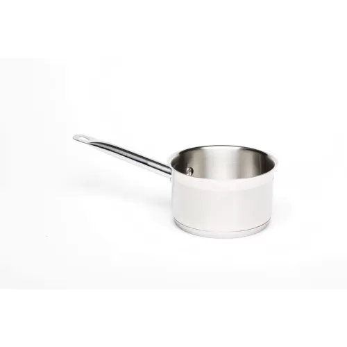 Genware Saucepan Stainless Steel 14cm Dia 1.1ltr No Lid - pack size 1