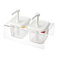 Araven Polypropylene Sauce Dispenser 1/6 Gastronorm 2.6ltr Set Of 2 - pack size 1