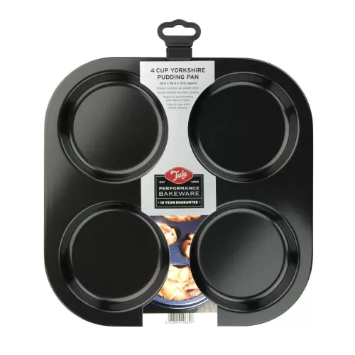 Tala Performance Yorkshire Pudding Tin Carbon Non Stick Steel 295x255x15mm - pack size 1