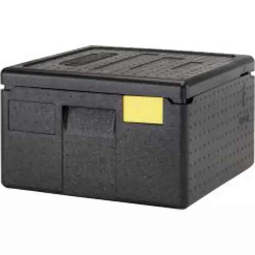 Cambro Go Box Pizza Carrier Holds 4 Pizzas With Strap Black Polypropylene - pack size 1