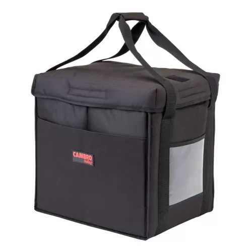 Cambro Go Bag Folding Bags Black Nylon Medium 380x305x380mm - pack size 1