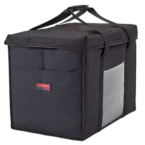 Cambro Go Bag Folding Bags Black Nylon Large 1/1 355x535x430mm - pack size 1